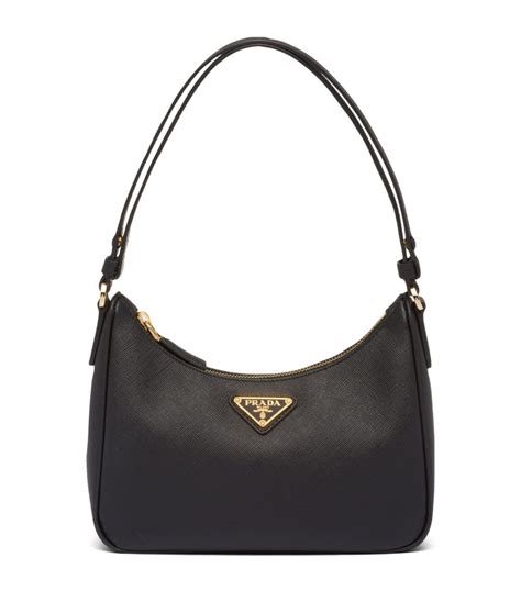 Prada saffiano leather shoulder bags